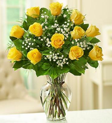 Rose Elegance⢠Premium Long Stem Yellow Roses