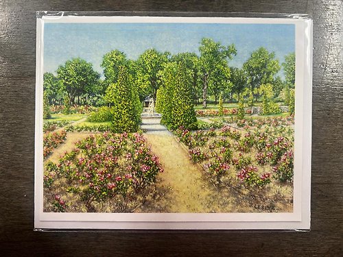 \"Tulsa Rose Garden\" - Card