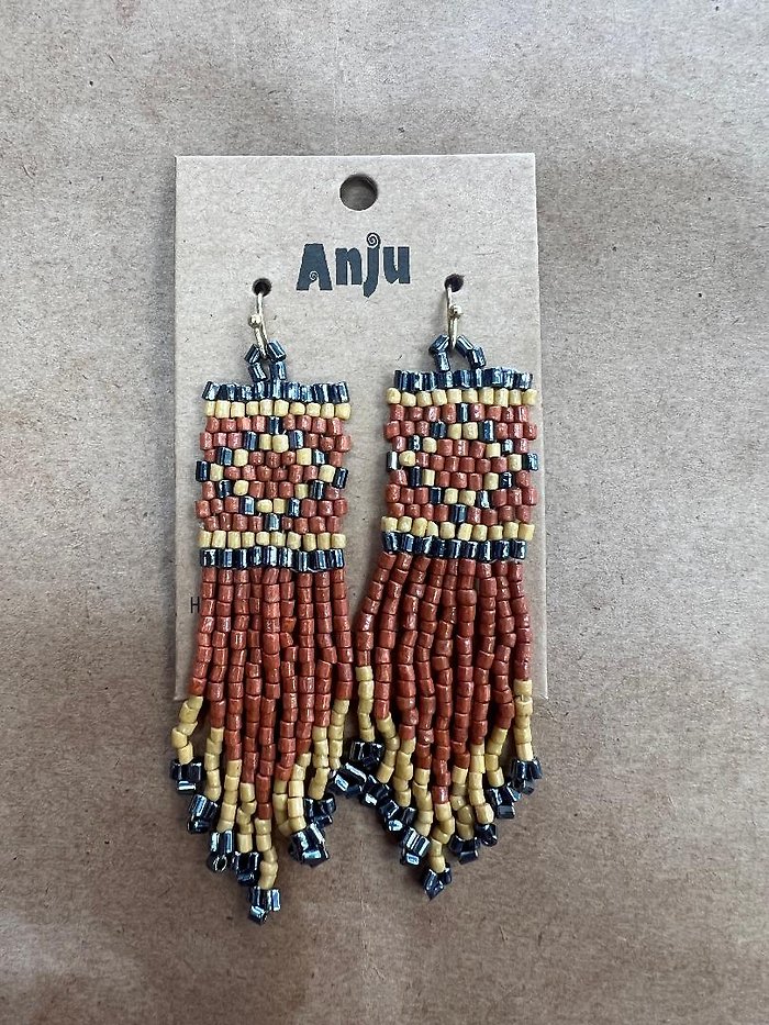 Anju Tribal Fringe - Rust