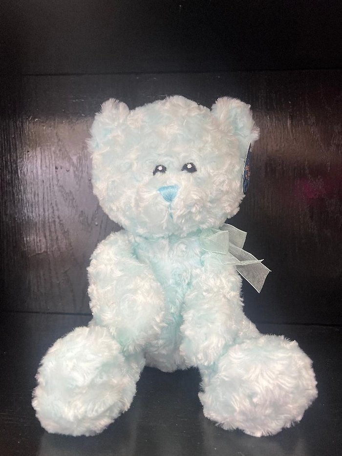 14\" Chenille Bear - Blue