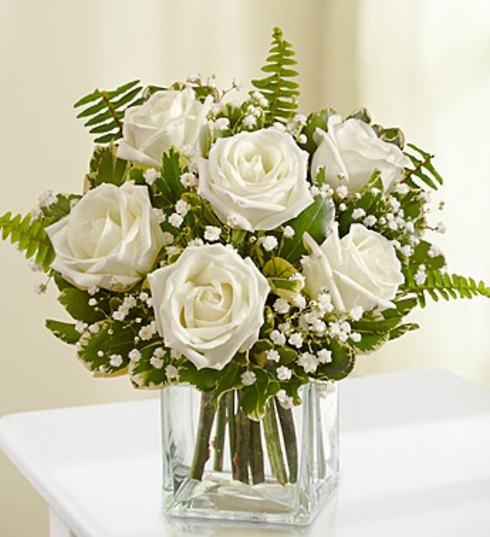 Love\'s Embrace Roses White
