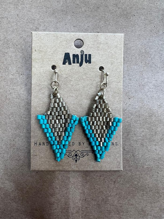 Anju Arrowhead - Turquoise & Gold