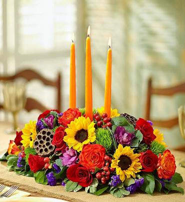 Garden of Grandeur&trade; for Fall Centerpiece