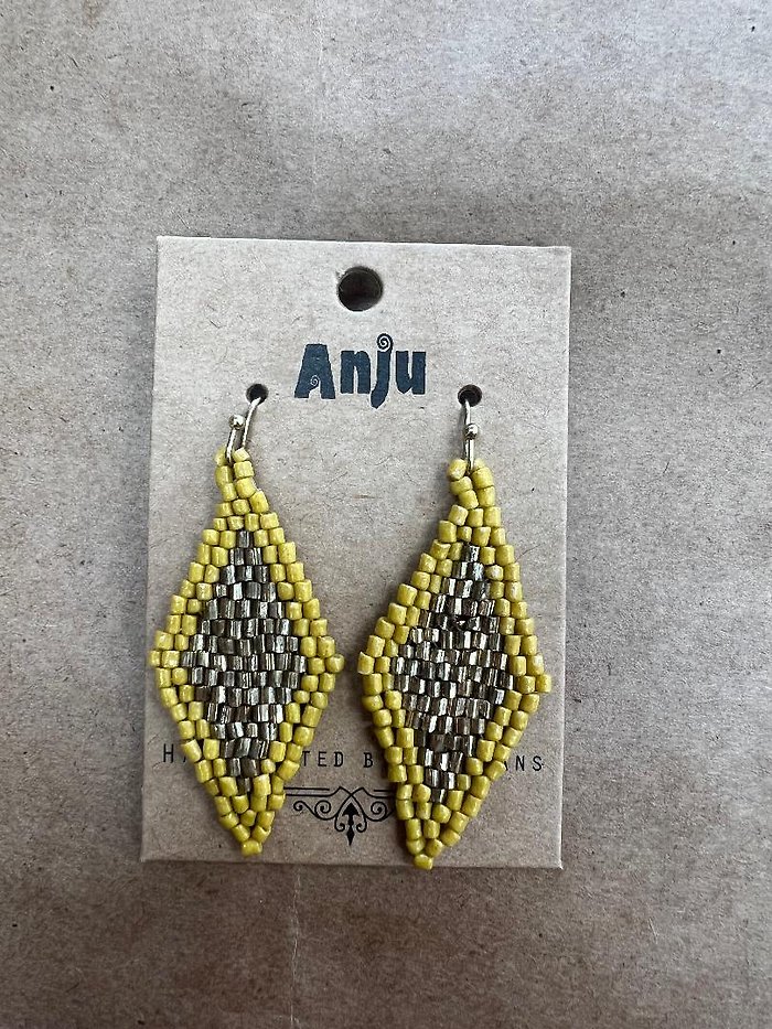 Anju Diamond - Mustard & Gold