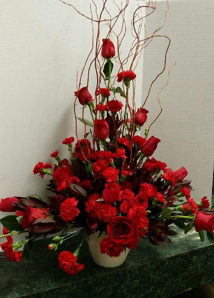 A Red on Red Arrangement