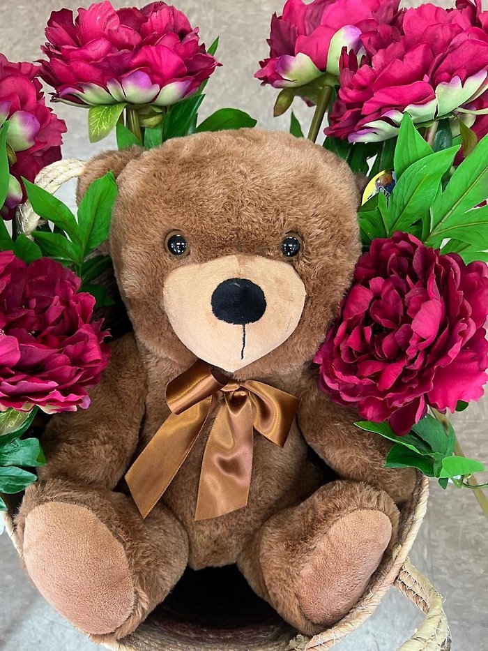 14\" Gingerbread Brown Colorama Bear