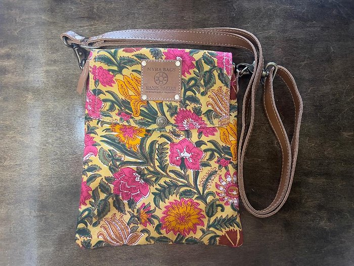 Rosé Carnival Crossbody Bag in Peony Gold
