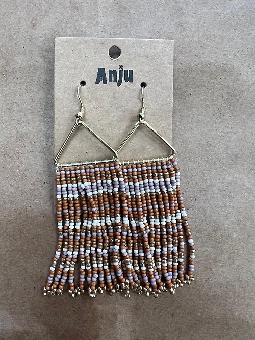 Anju Waterfall Stripes - Brown