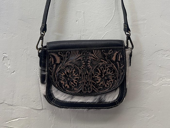 Wiggly Hand- Hand-Tooled Bags