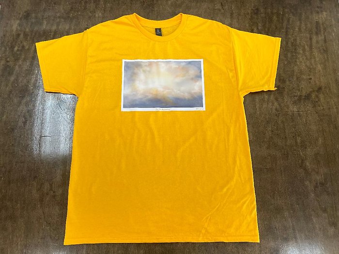 \"In the Beginning\" - yellow, size L