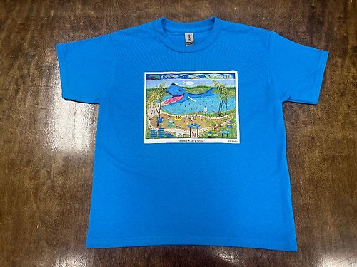 \"Little Blue Whale of Catoosa\" - blue, size M (child)