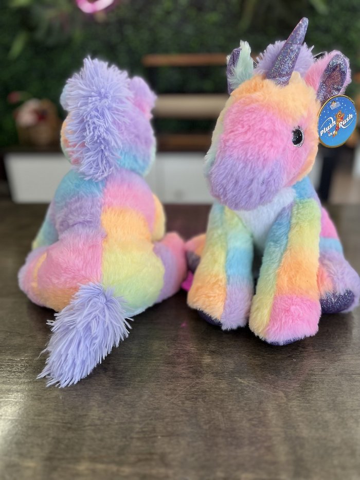 11\" Rainbow Sherbet Unicorn