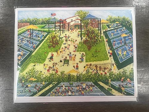 \"Tennis, Anyone?\" - Card