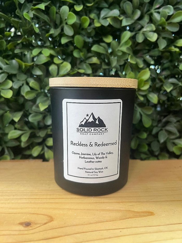 Solid Rock Candle - Reckless & Redeemed