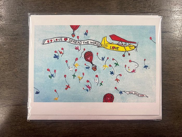 \"Love <3 Spread the Word\" - Card