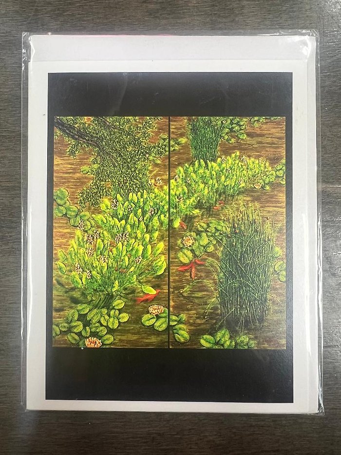 \"Among the Lily Pads\" - Card