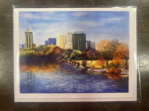 \"Downtown Tulsa\" - Card