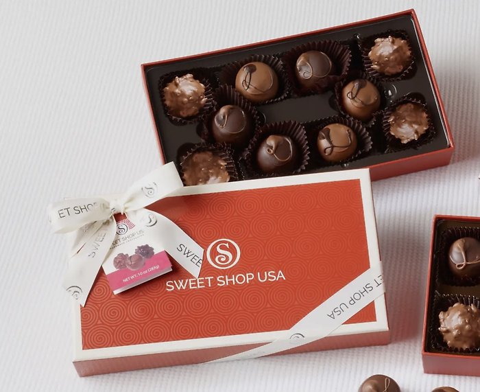 10 oz. Assorted Fudge Love Truffles 10 Piece Box