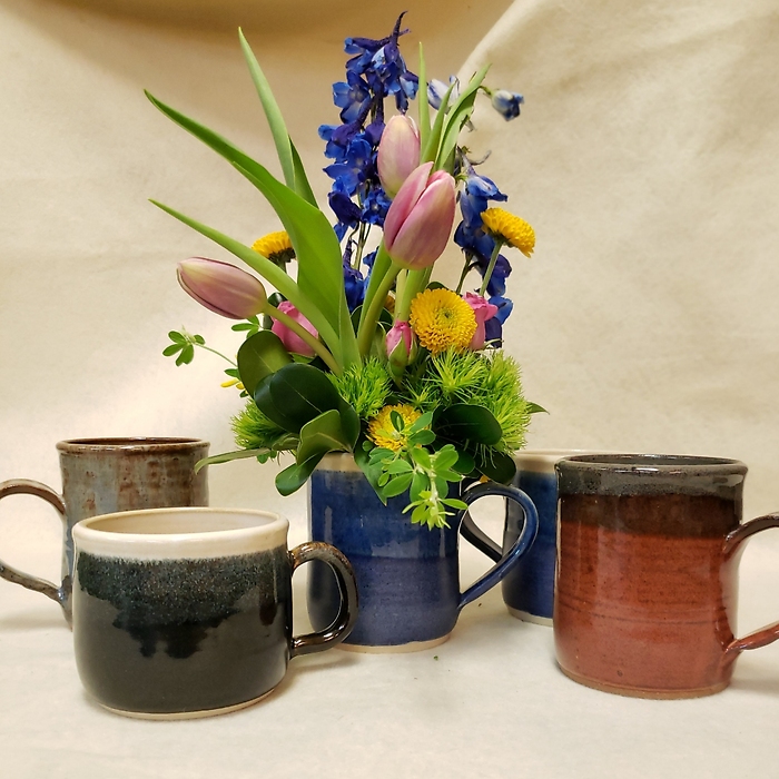 Hand thrown Mug - local artist