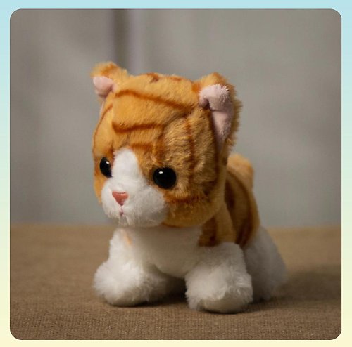 7\" Orange Kitty Plush